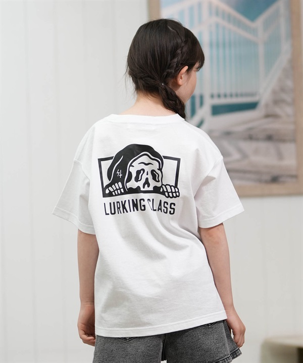 LURKING CLASS ラーキングクラス 半袖 Tシャツ キッズ ジュニア 子供 BOX LURKER S S TEE ST26STM01K ムラサキスポーツ限定