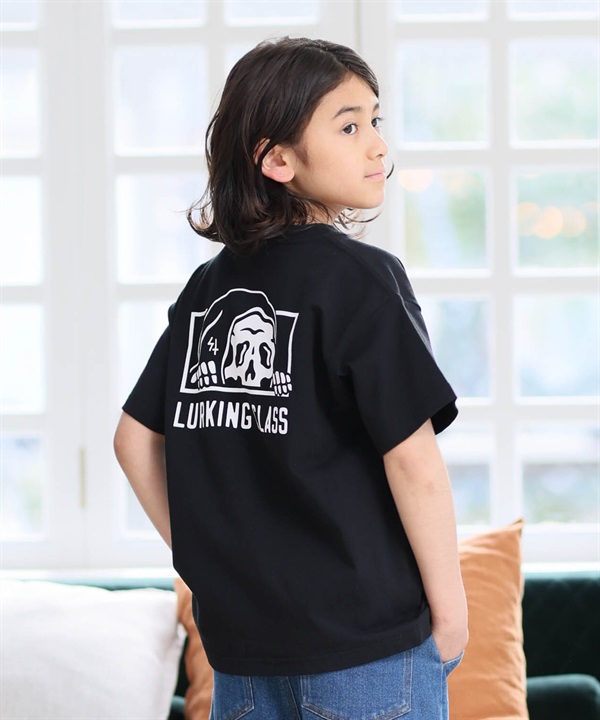 LURKING CLASS ラーキングクラス 半袖 Tシャツ キッズ ジュニア 子供 BOX LURKER S S TEE ST26STM01K ムラサキスポーツ限定
