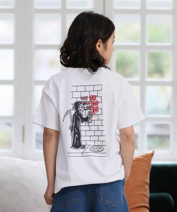 LURKING CLASS ラーキングクラス 半袖 Tシャツ キッズ ジュニア 子供 EAT SHIT DIE S S TEE ST26STM03K ムラサキスポーツ限定