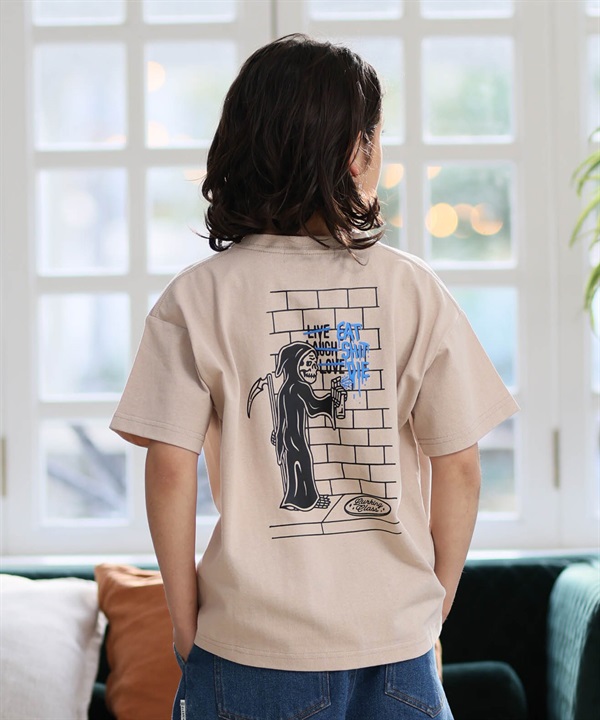 LURKING CLASS ラーキングクラス 半袖 Tシャツ キッズ ジュニア 子供 EAT SHIT DIE S S TEE ST26STM03K ムラサキスポーツ限定