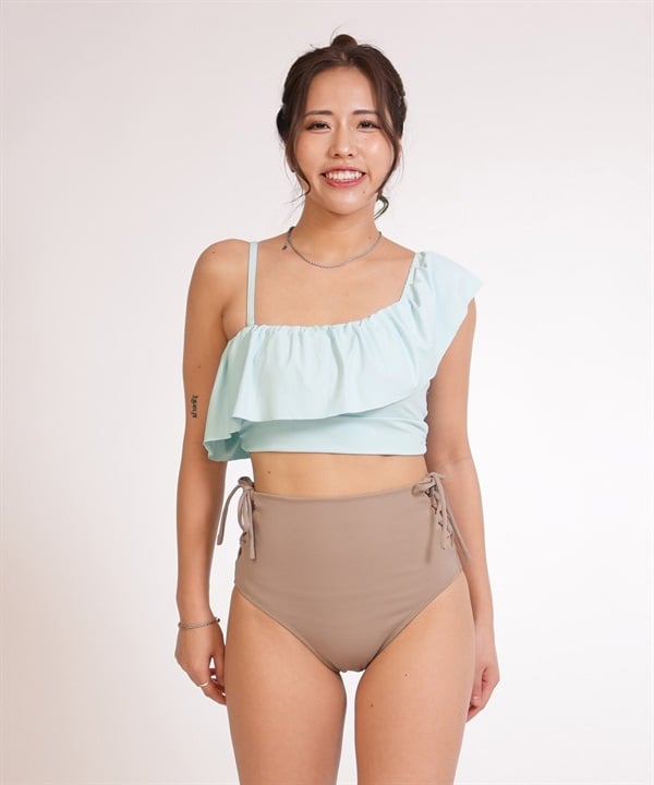 RINEN & COMPANY リネン アンド カンパニー 水着 ビキニ レディース ワンショルダー フリル S06006