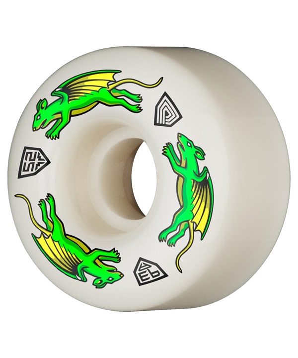 ウィール POWELL PERALTA パウエル ペラルタ NANO RATS DRAGON FORMULA WHITE 93A WHEEL