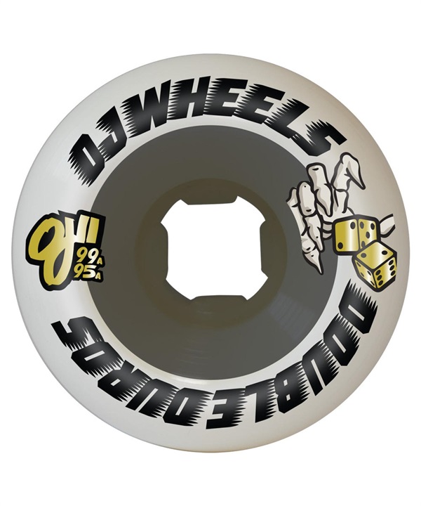 ウィール OJ WHEEL オージェイウィール DOUBLE DURO WHITE/BLACK MINI COMBO 99A/95A WHEELS