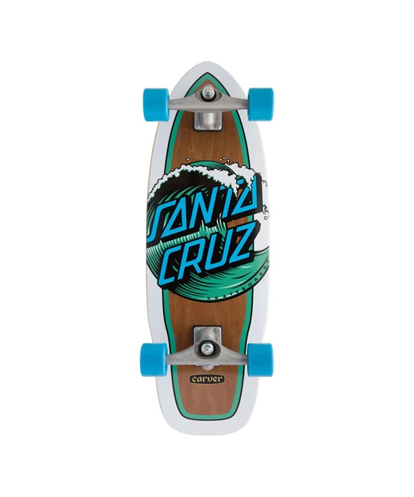 クルーザー・サーフスケート SANTACRUZ サンタクルーズ WAVE DOT CUT BACK SURF SKATE CARVER CRUZER