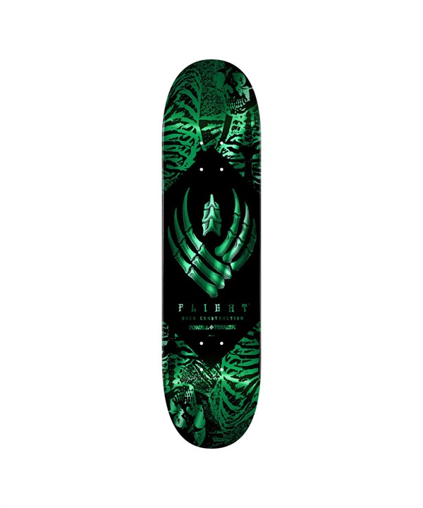 スケートボード デッキ POWELL PERALTA パウエル ペラルタ FLIGHTR SKELTON TEAL FOIL DECK
