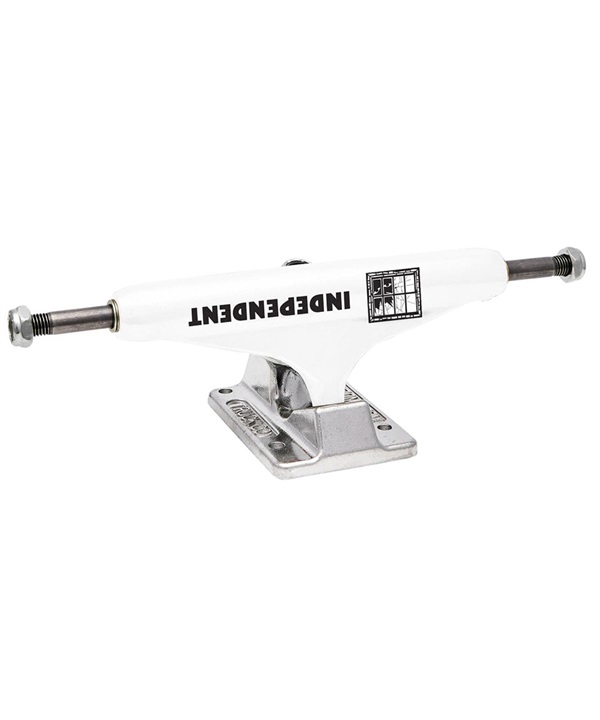 SKATE スケートボード/スケートボードパーツ/トラック INDEPENDENT インディペンデント EVAN SMITH WHITE/SILVER STANDARD TRUCKS
