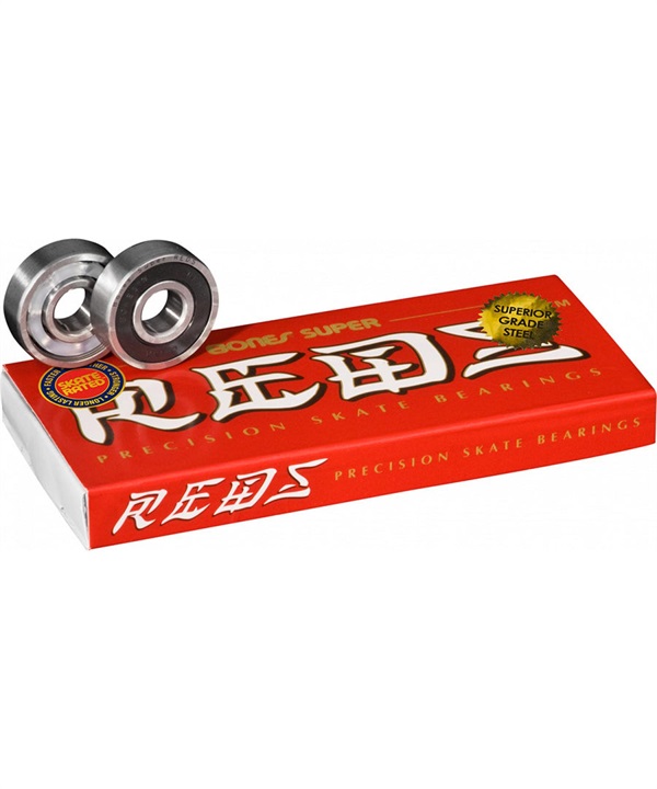 ベアリング BONES ボーンズ BONESR SUPER REDSR SKATEBOARD BEARINGS