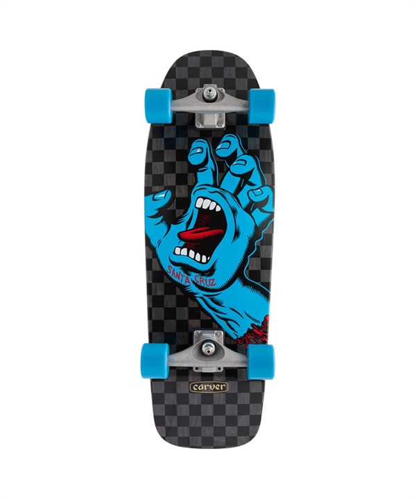 クルーザー・サーフスケート SANTACRUZ サンタクルーズ SCREAMING HAND CHECK SURF SKATE CARVER