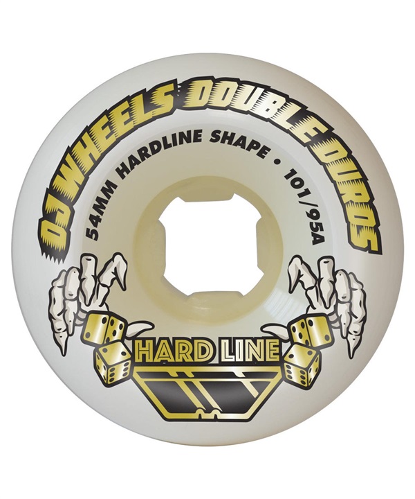 ウィール OJ WHEEL オージェイウィール DOUBLE DURO WHITE HARDLINE 101A/95A WHEELS