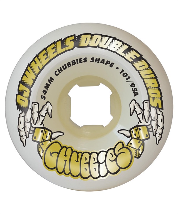 ウィール OJ WHEEL オージェイウィール DOUBLE DURO WHITE CHUBBIES 101A/95A WHEELS