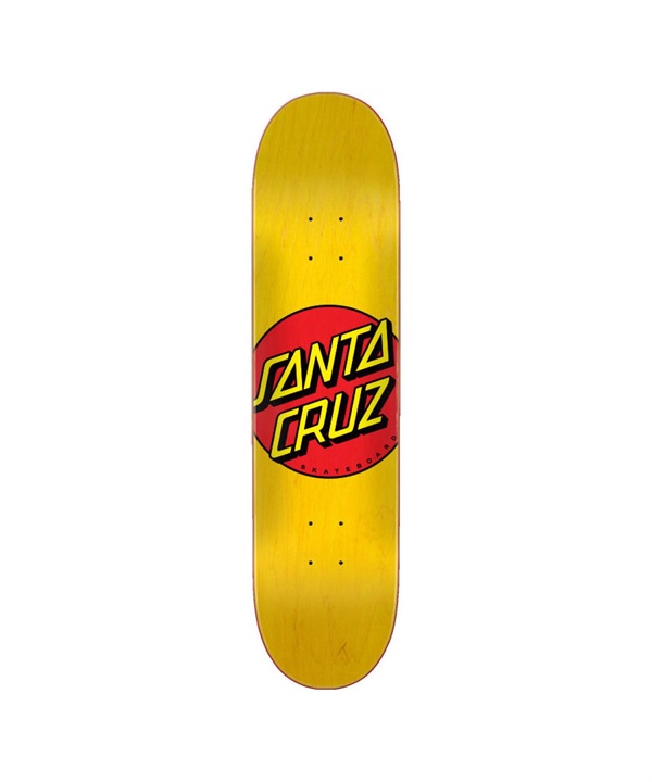 スケートボード デッキ SANTACRUZ サンタクルーズ CLASSIC DOT YELLOW TEAM DECK