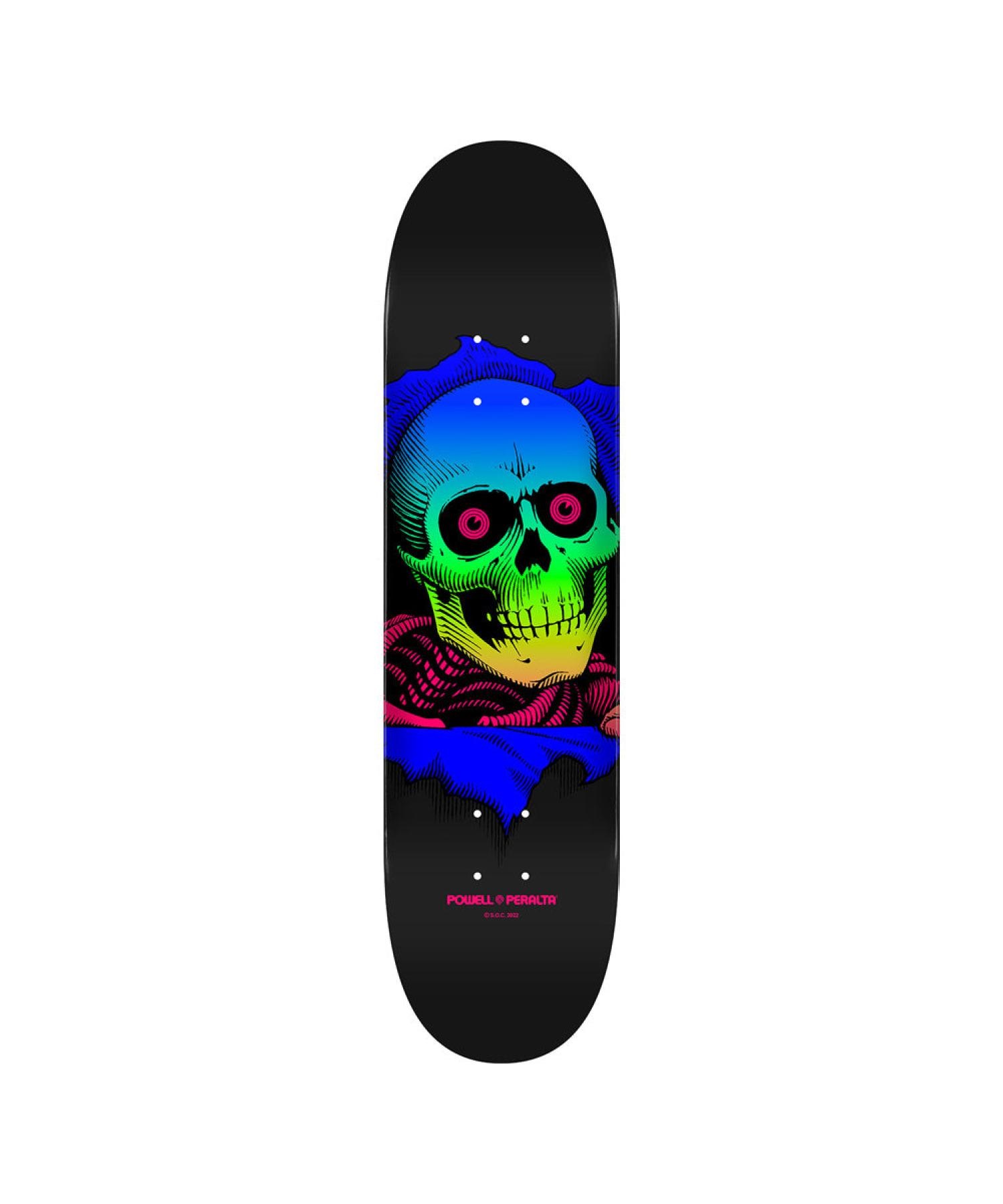 メーカー直送品】8.0in x 31.45in RIPPER GREEN/BLUE FADE SKATEBOARD