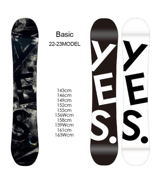 スノーボード 板 YES. イエス Basic 22-23モデル ムラサキスポーツ JJ