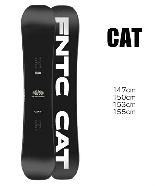 スノーボード 板 FNTC エフエヌティーシー CAT シーエーティー 22-23モデル ムラサキスポーツ JJ F6(BLACK-147cm)