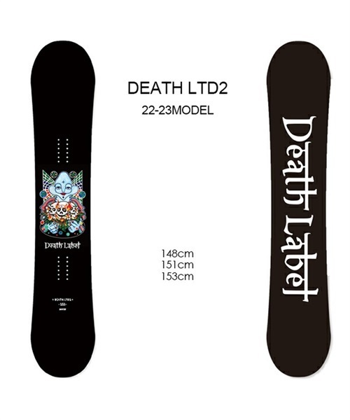 DEATHLABEL DEATH LTD 2 151cm 22-23モデル