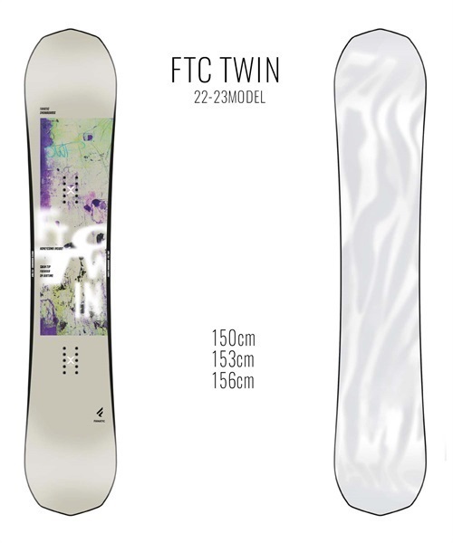 スノーボード 板 FANATIC ファナティック FTC TWIN 22-23モデル ムラサキスポーツ K1 F17(FTCTWIN-150cm)
