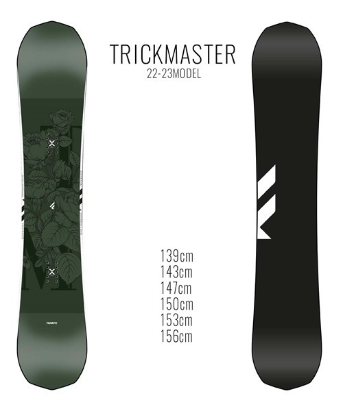 スノーボード 板 FANATIC ファナティック TRICKMASTER 22-23モデル ムラサキスポーツ K1 F17(TRICKMASTER-139cm)