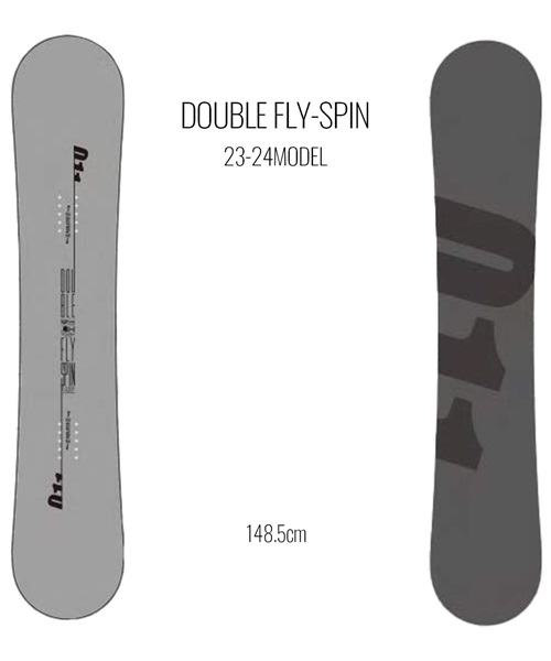 スノーボード 板 メンズ 011Artistic ゼロワン DOUBLE FLY-SPIN 23-24モデル ムラサキスポーツ KK C2(DOUBLE FLY-SPIN-148.5cm)