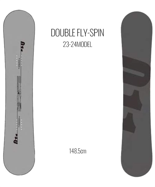 スノーボード 板 メンズ 011Artistic ゼロワン DOUBLE FLY-SPIN 23-24