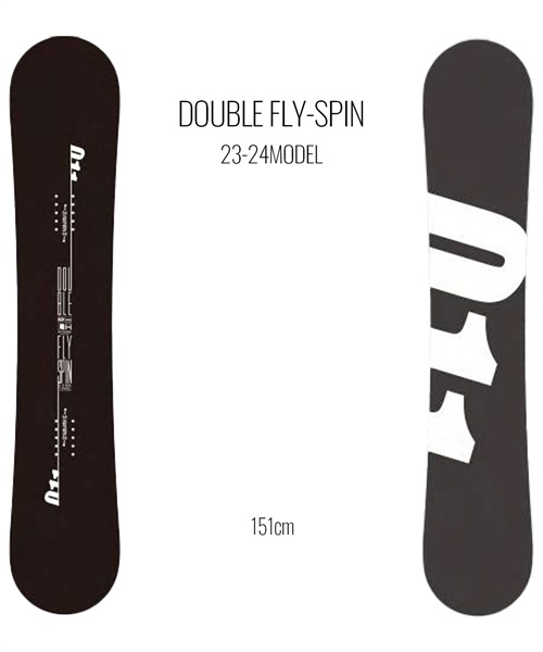 スノーボード 板 メンズ 011Artistic ゼロワン DOUBLE FLY-SPIN 23-24 