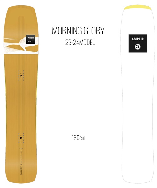 スノーボード 板 メンズ AMPLID アンプリッド MORNINGGLORY 23-24モデル ムラサキスポーツ KK B10(MORNINGGLORY-160cm)