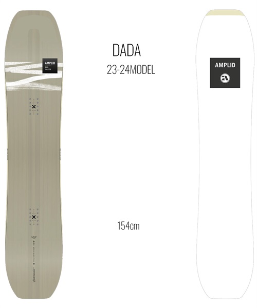 スノーボード 板 メンズ AMPLID アンプリッド DADA 23-24モデル ムラサキスポーツ KK B10(DADA-154cm)