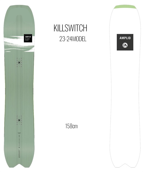スノーボード 板 メンズ AMPLID アンプリッド KILLSWITCH 23-24
