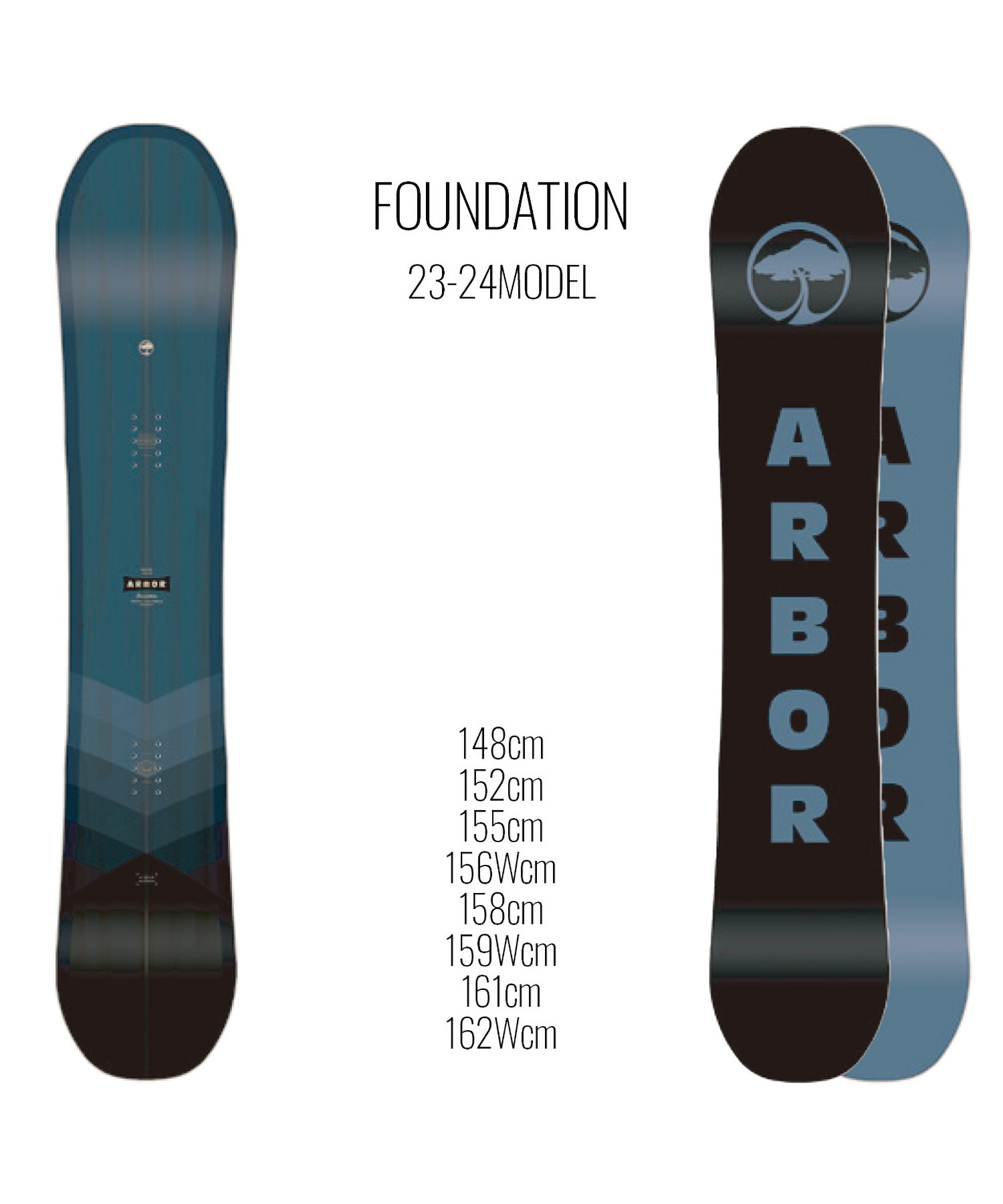 スノーボード 板 メンズ ARBOR アーバー FOUNDATION 23-24モデル ムラサキスポーツ KK B24(FOUNDATION-148cm)