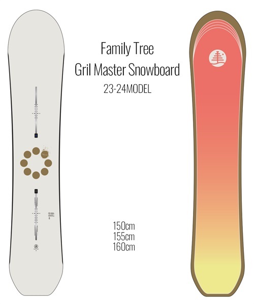 スノーボード 板 メンズ BURTON 23898100000 Family Tree Gril Master Snowboard 23-24モデル KK A26(ONECOLOR-150cm)