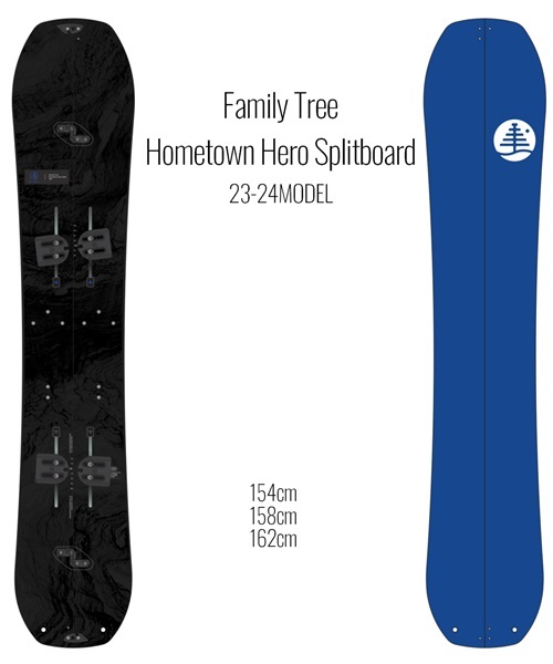 スノーボード 板 メンズ BURTON バートン Family Tree Hometown Hero Splitboard 23-24モデル KK A26(ONECOLOR-154cm)