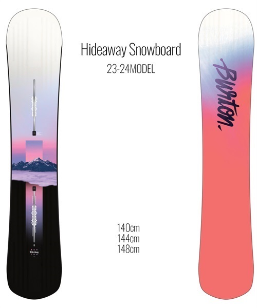 スノーボード 板 レディース BURTON バートン 10696108000 Hideaway 