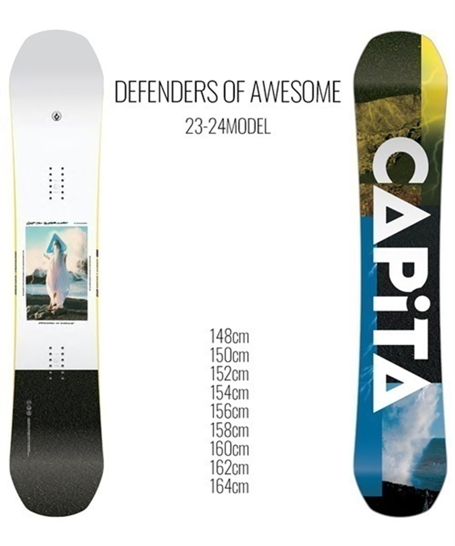 スノーボード 板 メンズ CAPITA キャピタ DEFENDERS OF AWESOME 23-24