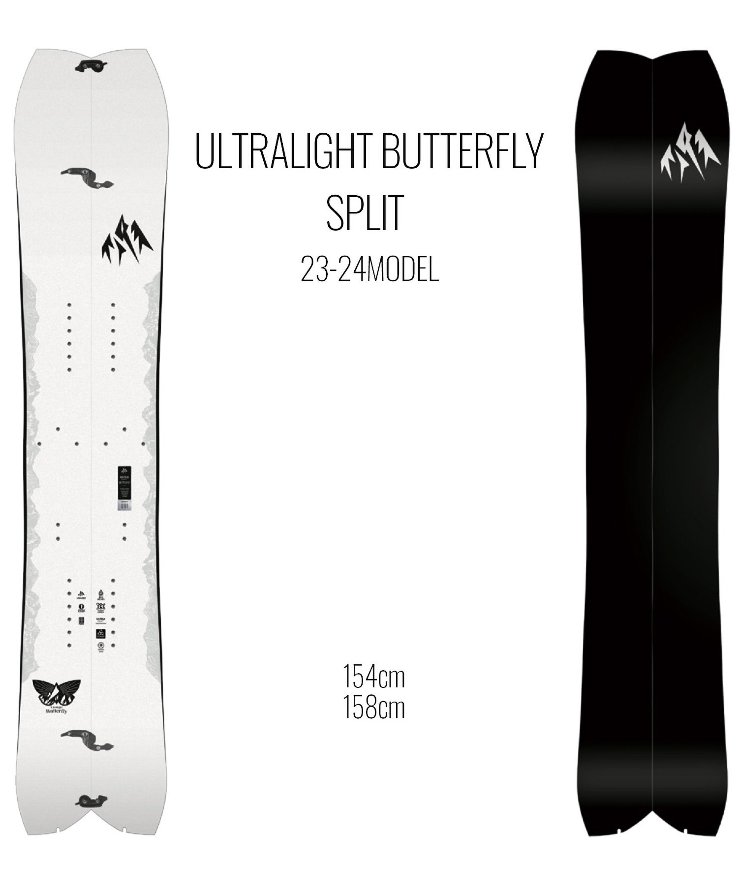 スノーボード 板 メンズ JONES ジョーンズ ULTRALIGHT BUTTERFLY SPLIT 23-24モデル ムラサキスポーツ KK B16(ULTRALIGHTBUTTERFLYSPLIT-154cm)