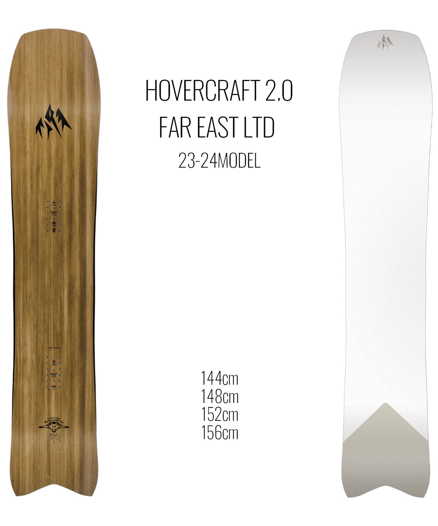 したフレッ JONES ジョーンズ Hovercraft Far East Limited 22-23 スノーボード 板 カービング パウダー