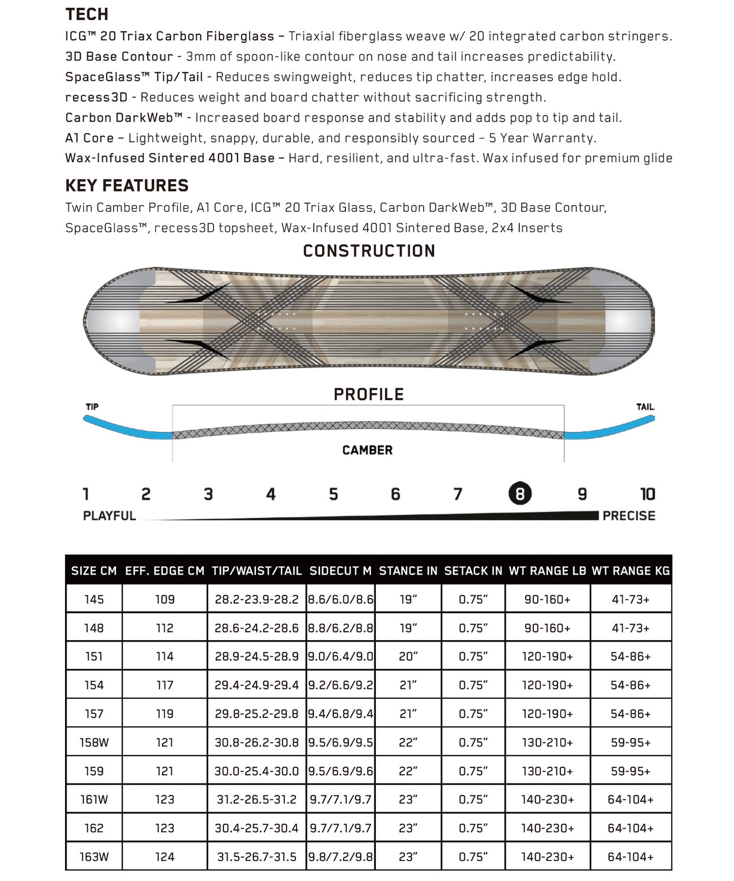 スノーボード 板 メンズ K2 ケーツー ANTIDOTE 23-24モデル