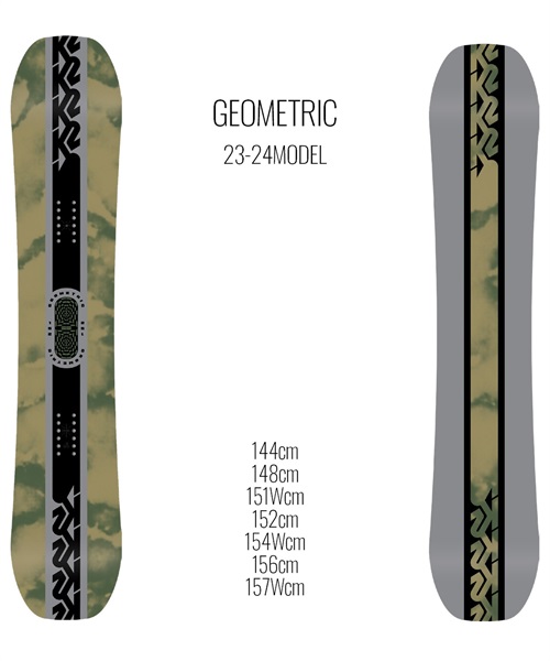 スノーボード 板 メンズ K2 ケーツー GEOMETRIC 23-24モデル ムラサキスポーツ KK C2(GEOMETRIC-144cm)