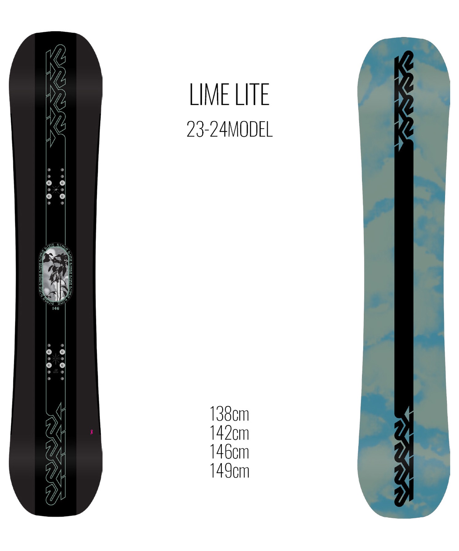 スノーボード 板 レディース K2 ケーツー LIME LITE 23-24モデル ムラサキスポーツ KK C2(LIMELITE-138cm)