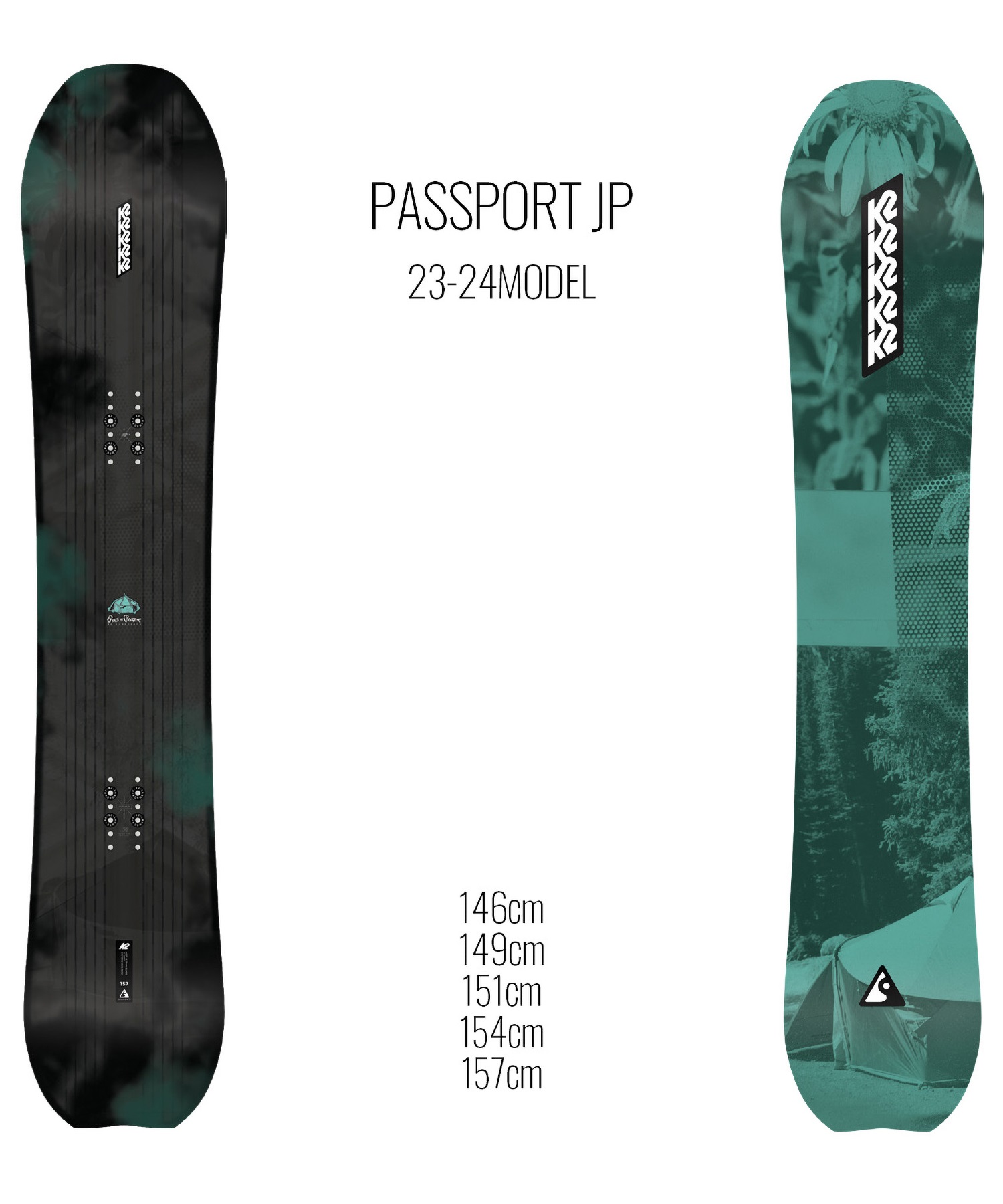 スノーボード 板 メンズ K2 ケーツー PASSPORT JP 23-24モデル ムラサキスポーツ KK C2(PASSPORTJP-146cm)