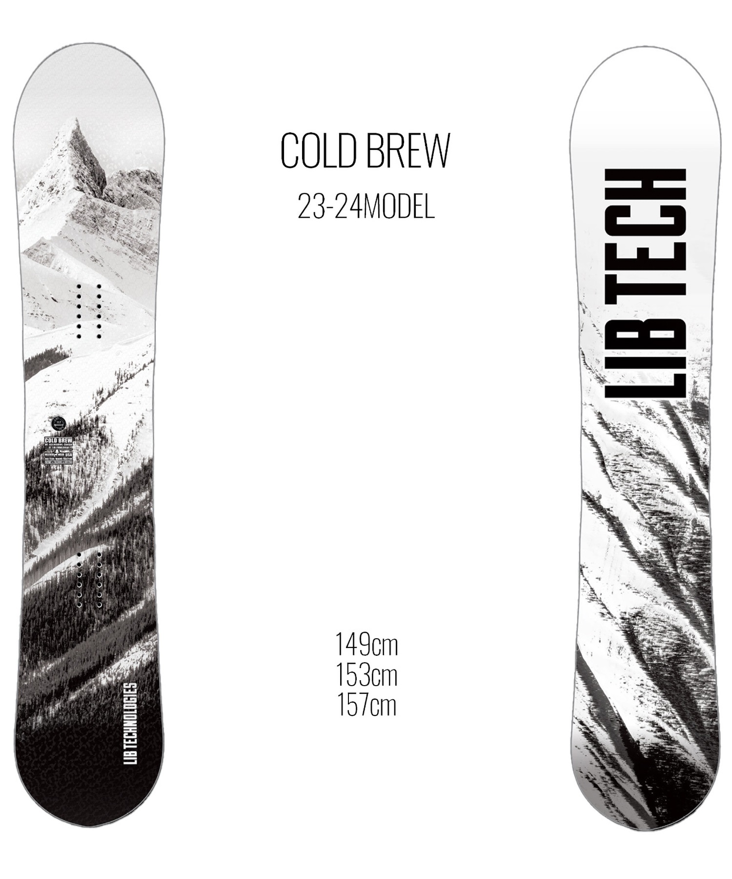スノーボード 板 メンズ LIBTECH リブテック COLDBREW 23-24モデル 