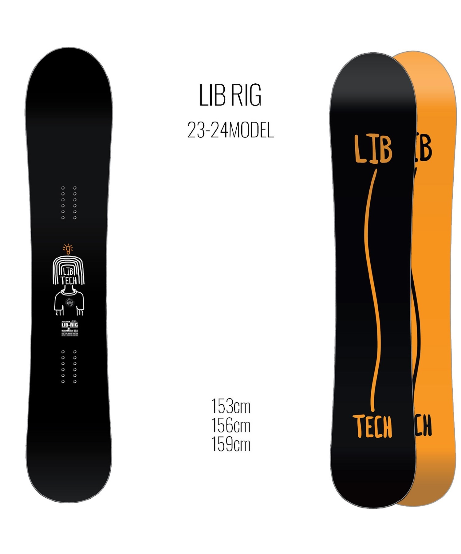 スノーボード 板 メンズ LIBTECH リブテック LIBRIG 23-24モデル ムラサキスポーツ KK B24(BLACK-153cm)