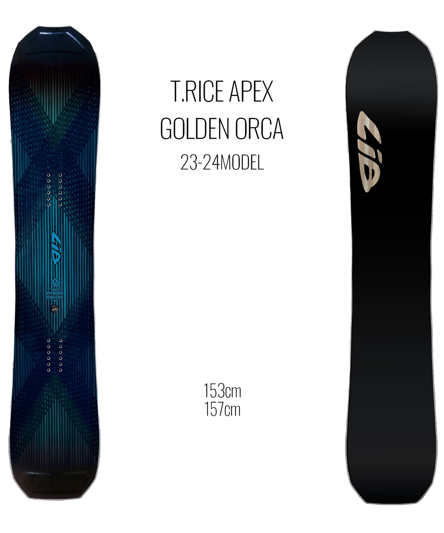 スノーボード 板 メンズ LIBTECH リブテック T-RICE APEX GOLDEN ORCA