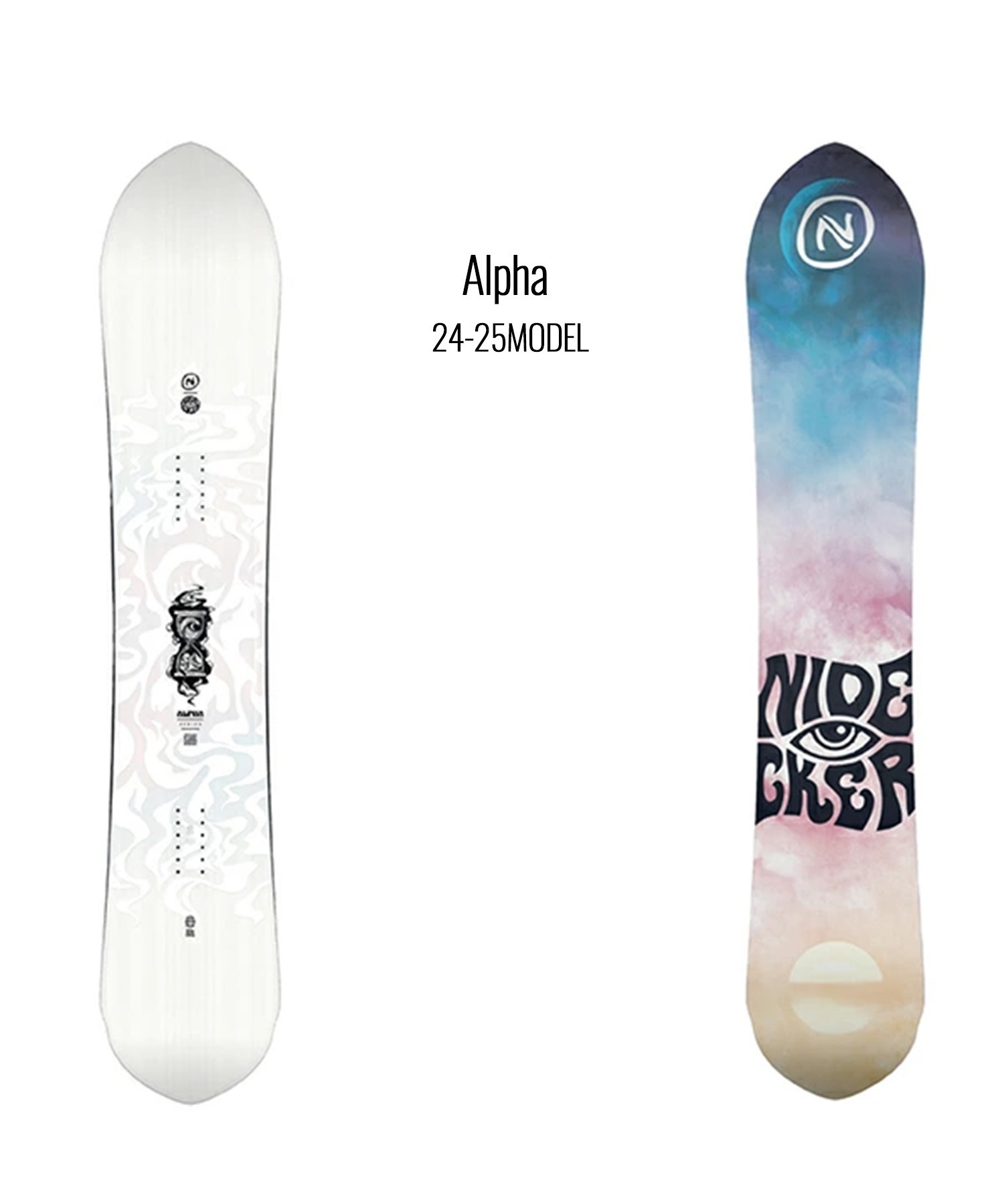 【早期購入】NIDECKER ナイデッカー スノーボード 板 メンズ Alpha 24-25モデル ムラサキスポーツ KK B10(Alpha-148cm)