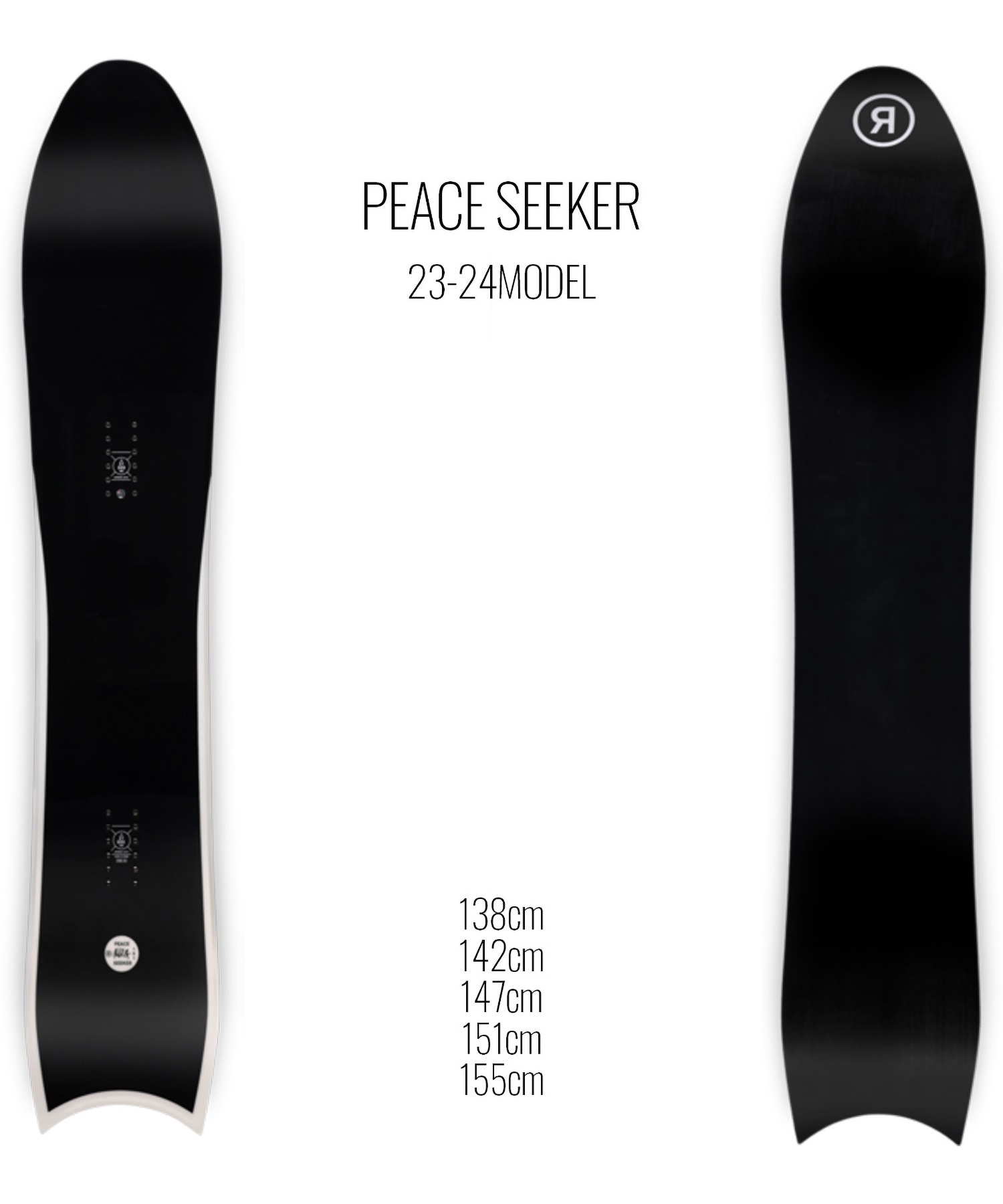 スノーボード 板 メンズ RIDE ライド PEACE SEEKER 23-24モデル ムラサキスポーツ KK C2(PEACESEEKER-138cm)