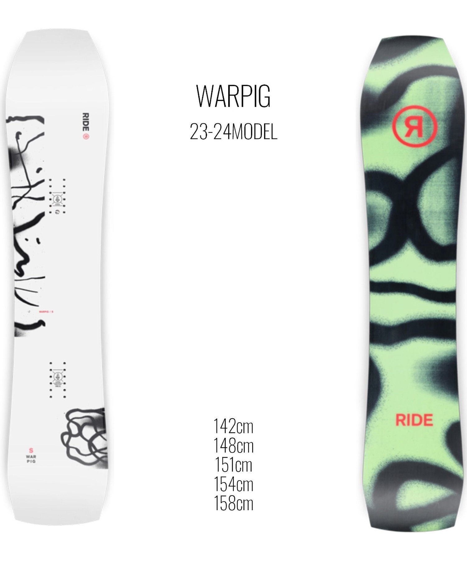 専用　RIDE  WARPIG 148cm