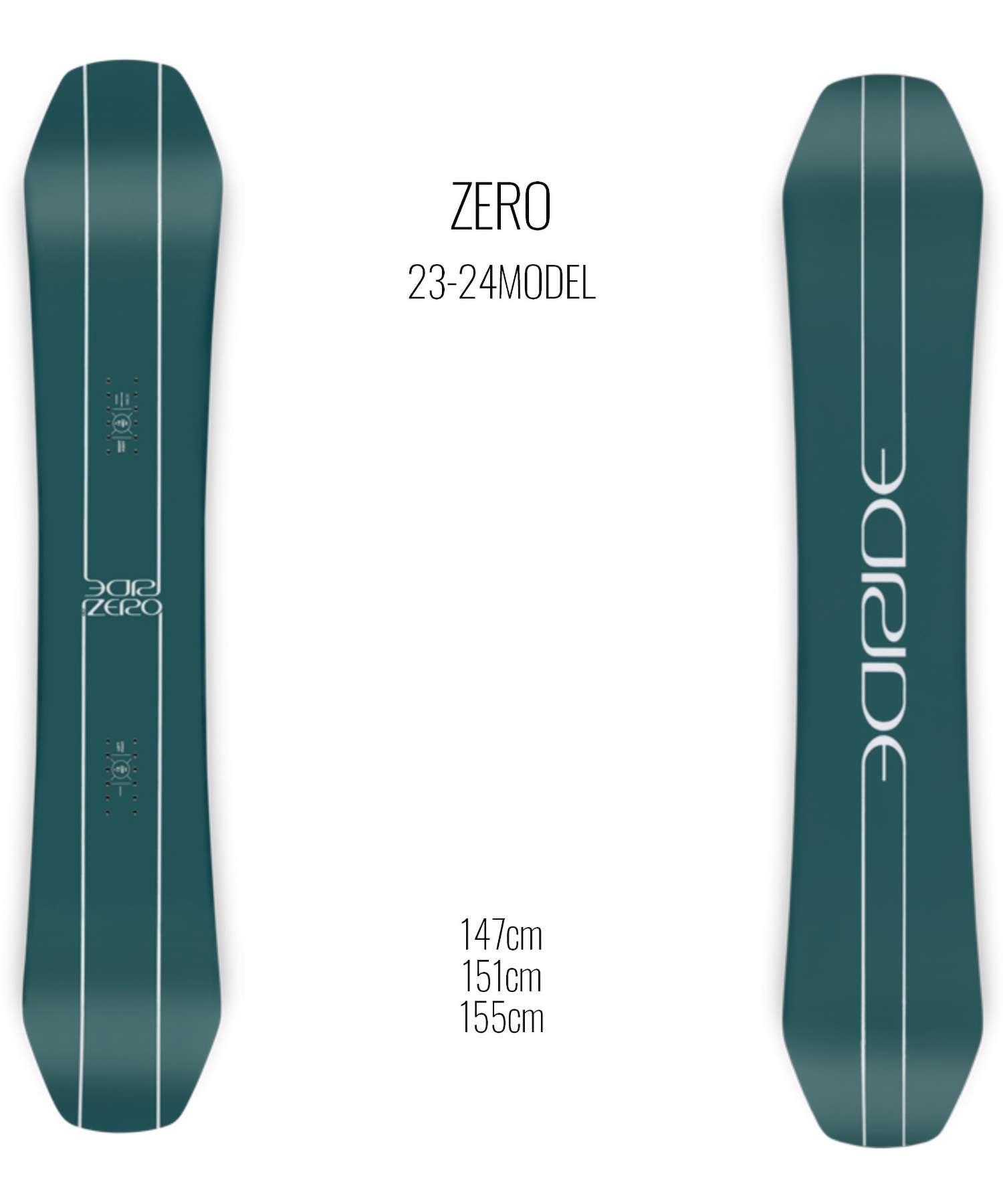 RIDE SNOWBOARD ZERO 22-23 154W 美品