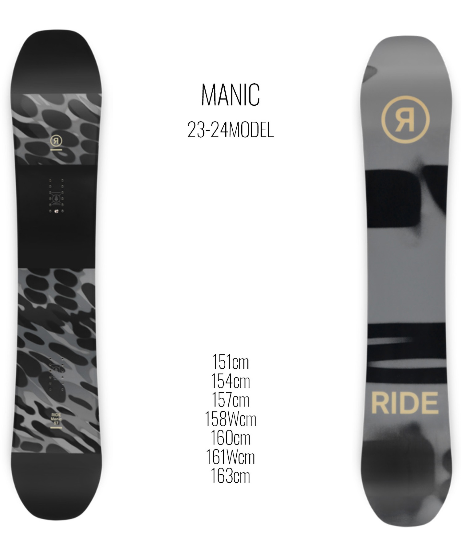 【早期購入/店頭受取対象外】スノーボード 板 メンズ RIDE ライド MANIC 23-24モデル ムラサキスポーツ KK C2(MANIC-151cm)