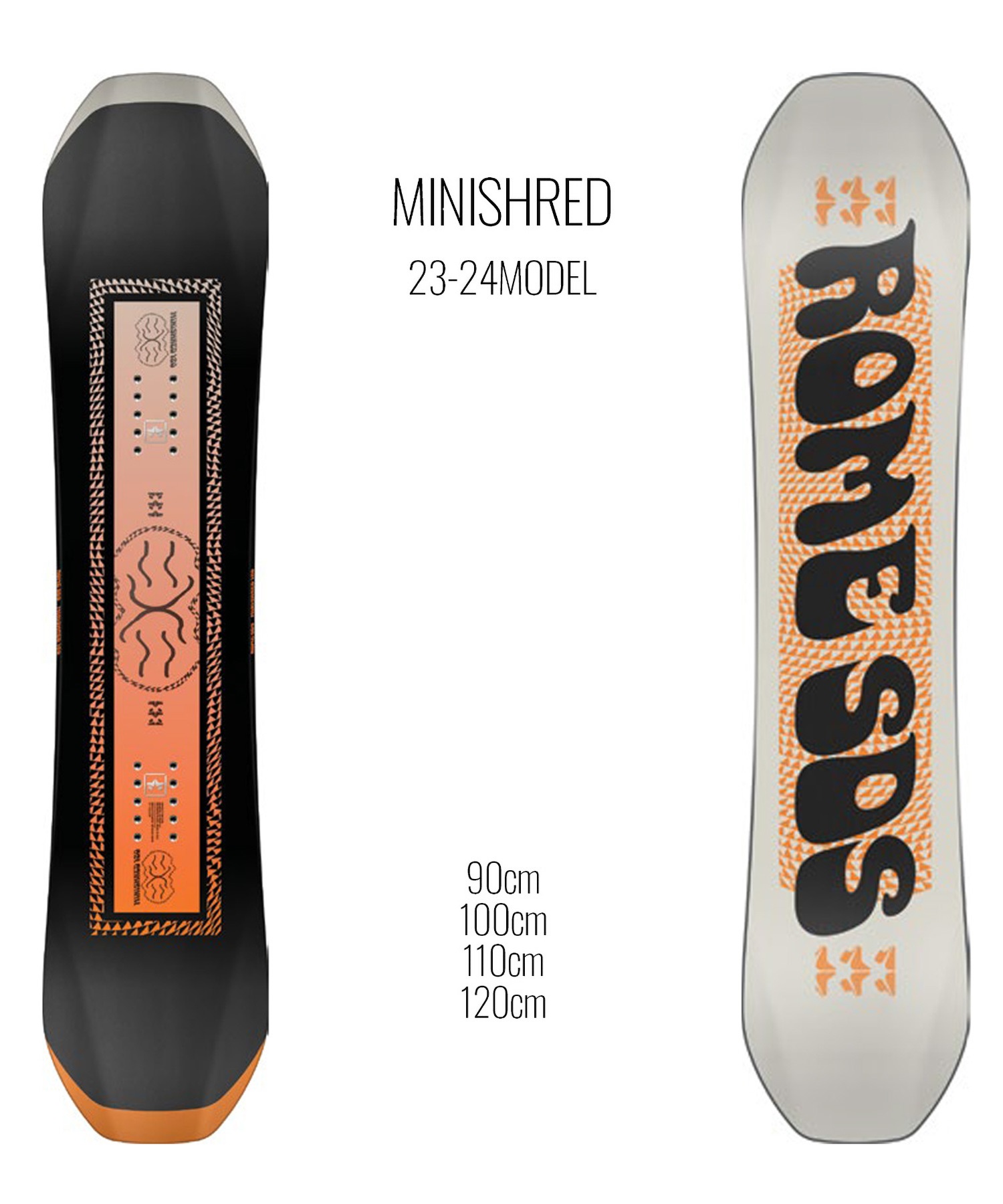 スノーボード 板 ユース ROME SDS ローム MINISHRED 23-24モデル 