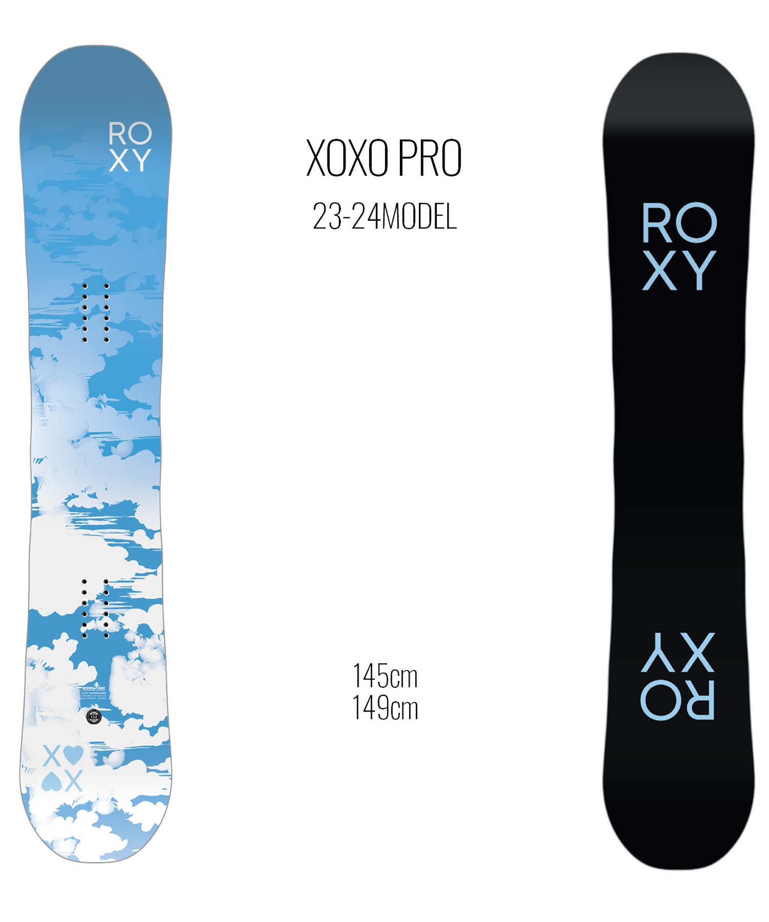 スノーボード 板 レディース ROXY ロキシー XOXO PRO 23-24モデル ムラサキスポーツ KK B24(BLUE-145cm)
