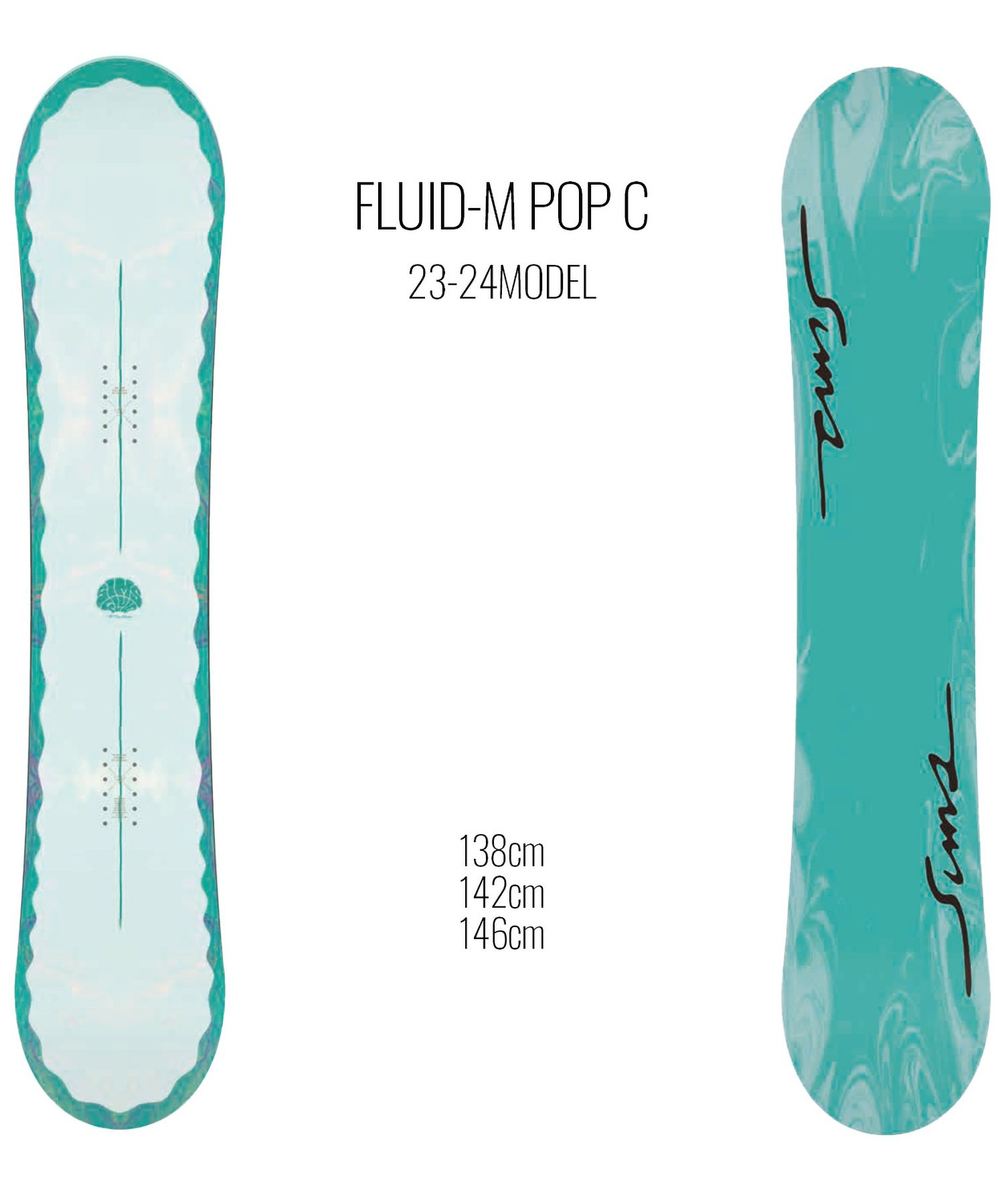 スノーボード 板 レディース SIMS シムス FLUID-MPOPC 23-24モデル ムラサキスポーツ KK B24(TURQUOISE-138cm)