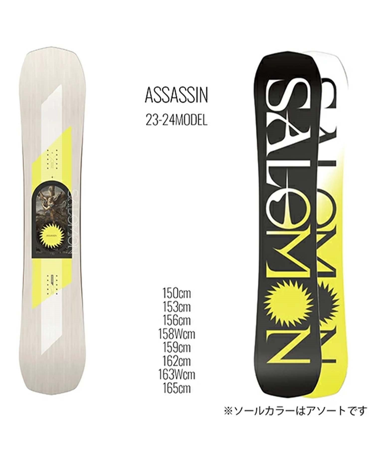 スノーボード 板 メンズ SALOMON サロモン ASSASSIN 23-24モデル ...
